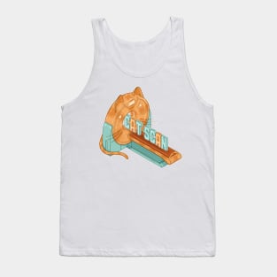 CAT - scanner isometric illustration Tank Top